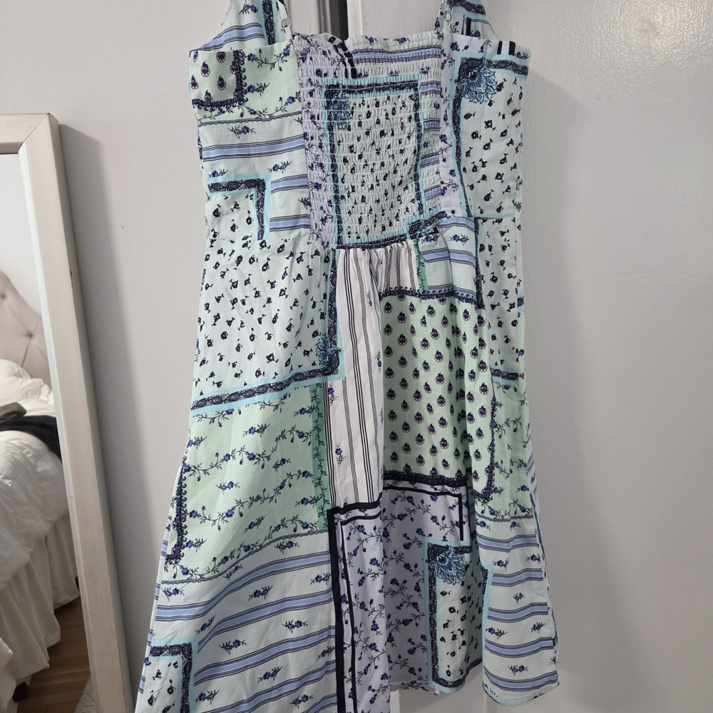 Nwt Loft Multicolor Patchwork Dress - image 4